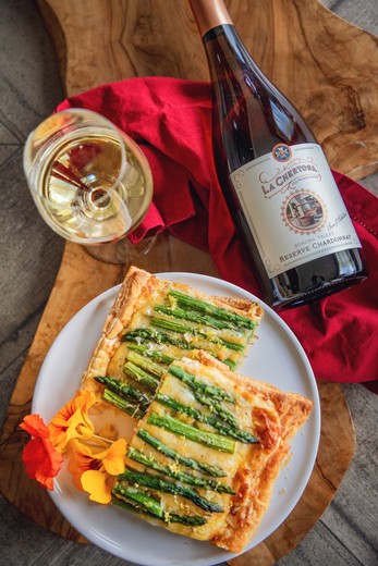 Asparagus & Cheese Tart